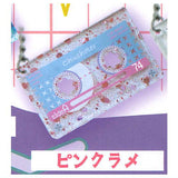 Retro Cassette Tape Clear Lame Acrylic Keychain [2.Pink Lame]