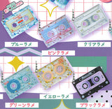 Retro Cassette Tape Clear Lame Acrylic Keychain [All 6 type set(Full Complete)]