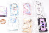 Retro Cassette Tape Clear Lame Acrylic Keychain [All 6 type set(Full Complete)]