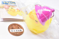 Sauna Hat Duck Mascot keychain [2.Purple hat]