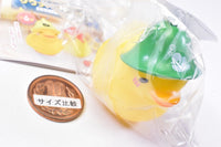 Sauna Hat Duck Mascot keychain [3.Green hat]