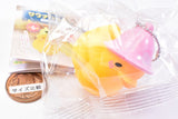 Sauna Hat Duck Mascot keychain [6.Pink hat]