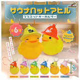 Sauna Hat Duck Mascot keychain [All 6 type set(Full Complete)]