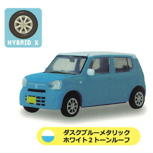 1/64 Suzuki Alto Collection [1.Dusk Blue Metallic White 2-tone Roof (HYBRID X)]