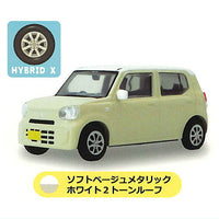 1/64 Suzuki Alto Collection [3.Soft Beige Metallic White 2-tone Roof (HYBRID X)]