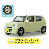 1/64 Suzuki Alto Collection [3.Soft Beige Metallic White 2-tone Roof (HYBRID X)]