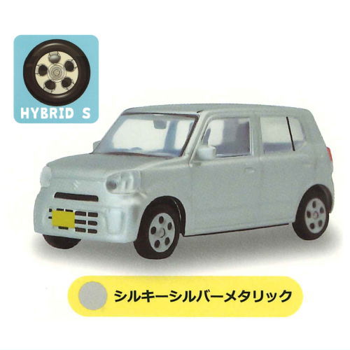 1/64 Suzuki Alto Collection [5.Silky Silver Metallic (HYBRID S)]