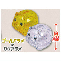 Skeleton Piggy bank mascot [5.Gold Lame x Clear Lame]
