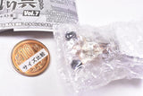 Die-cast Mini mini fishing tackle mascot vol.7 [5.Round Bait Reel(SilverxGold)]
