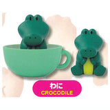 Tabekko Animal Tea Time Party Figure [5.Crocodile]