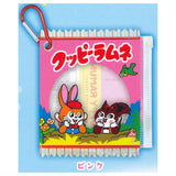 KUPPY RAMUNE Clear pouch with carabiner [2.Pink]