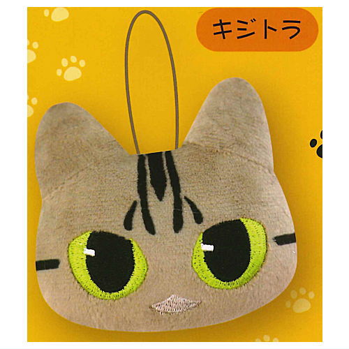 Fujihito Nekonekokurashi face mascot [3.Kijitora]