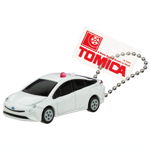 Tomica Keychain Patrol Car Special [3.Toyota Prius (Masked Patrol Car / White)]