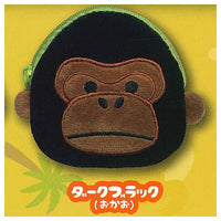 Uhouho Gorilla Pouch [2.Dark black (face)]