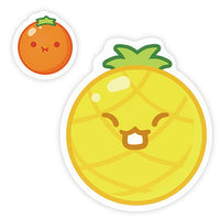 Suika game acrylic magnet [5.Persimmon and pineapple]