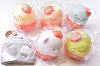 Sumikkogurashi Kissa Sumikko de Ichigo Fair Mascot Light [All 5 type set(Full Complete)]