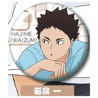 Haikyu!! Training Menu Can Badge [5.Hajime Iwaizumi]