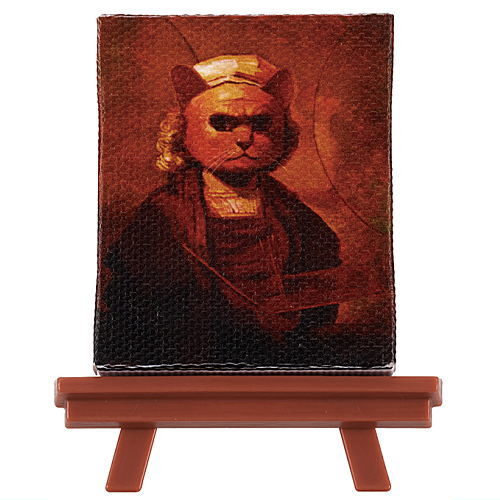 CAT ART Canvas Collection [1.Self-portrait/ Nyambrandt ]