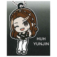 Deformed Rubber! LE SSERAFIM Keychain [3.HUH YUNJIN]