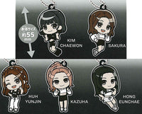 Deformed Rubber! LE SSERAFIM Keychain [All 5 type set(Full Complete)]