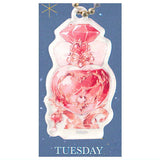 Spin The Weekly Cosmetics Perfume Acrylic Keychain [2.TUESDAY]