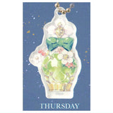 Spin The Weekly Cosmetics Perfume Acrylic Keychain [4.THUSDAY]