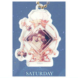 Spin The Weekly Cosmetics Perfume Acrylic Keychain [6.SATURDAY]