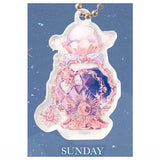 Spin The Weekly Cosmetics Perfume Acrylic Keychain [7.SUNDAY]
