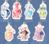 Spin The Weekly Cosmetics Perfume Acrylic Keychain [All 7 type set (Full Complete)]