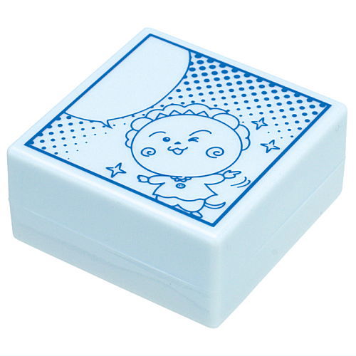 COJI-COJI Comic-style stamp [2.Kakkoii (blue)]