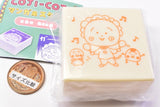 COJI-COJI Comic-style stamp [3.Maracas (yellow)]