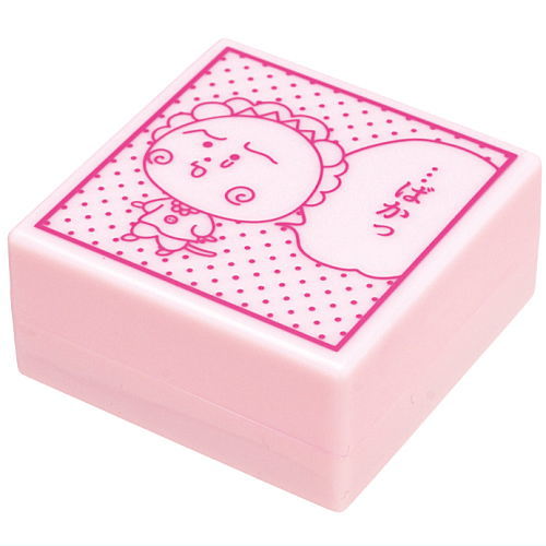 COJI-COJI Comic-style stamp [6.Baka (pink)]