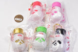 Aji panda mini bottle keychain [All 5 type set(Full Complete)]
