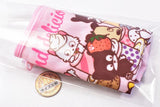 Tama and Friends Face Kinchaku & Pouch Collection [5.Pink (Gusseted Pouch)]