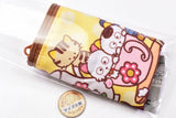 Tama and Friends Face Kinchaku & Pouch Collection [6.Yellow (Gusseted Pouch)]