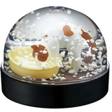 WaterDomeFactory Cat litter Snow globe Part.2 [2.Brown and white]