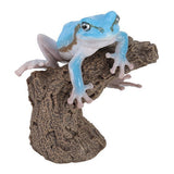 Ikimono Encyclopedia Yubimaki collection Tree Frog and Milky Tree [3.Blue (tree frog)]