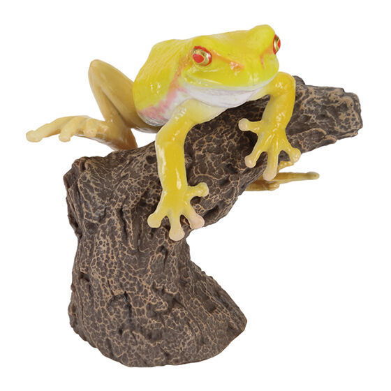 Ikimono Encyclopedia Yubimaki collection Tree Frog and Milky Tree [4.Yellow albino (tree frog)]