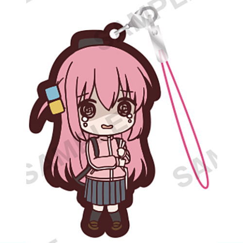 Anime Bocchi the Rock! Bocchichan ga ippai capsule rubber strap [1.Iiiiikittesumimasen]