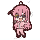 Anime Bocchi the Rock! Bocchichan ga ippai capsule rubber strap [6.Minnabaibusuagetekoo-]
