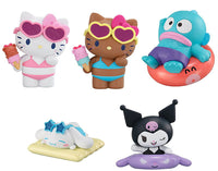 Sanrio Characters Minna de Pool Figure [All 5 type set(Full Complete)]