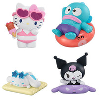 Sanrio Characters Minna de Pool Figure [Normal 4 type set (Rare are NOT including)]