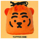 MUZIK TIGER Fuwafuwa Pouch Collection [2.TOFFEE (Drawstring bag)]