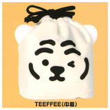 MUZIK TIGER Fuwafuwa Pouch Collection [3.TEEFFEE (Drawstring bag)]
