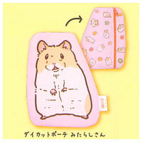 Yuhachi Hamster Pouch Collection [2.Die-cut pouch Mitarashi-san]