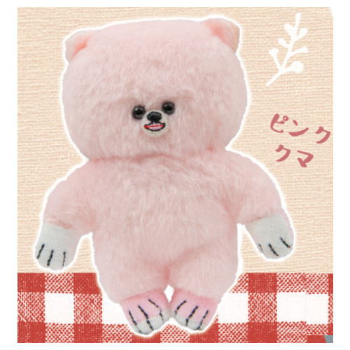 Kaogagyuttoshita kumanonuigurumi [6.Pink bear]