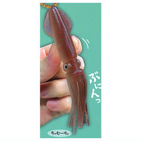 Squid Puru Mucho Keychain [1.Brownmucho]