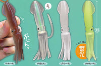 Squid Puru Mucho Keychain [All 4 type set (Full Complete)]