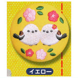 Fuku Fuku Shimaenaga Embroidered Badge [5.Yellow]