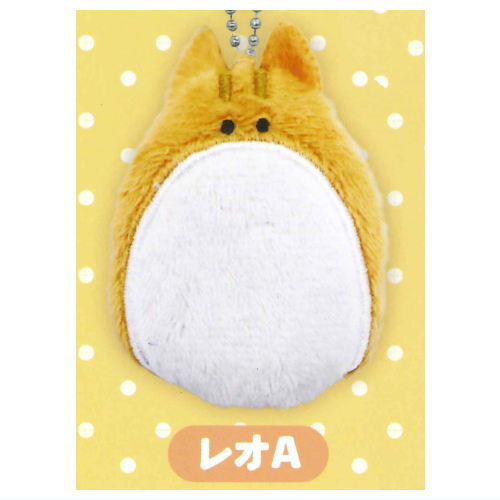 Hidesanchino yurunekonikki Fuwafuwa Keychain [1.Leo A]